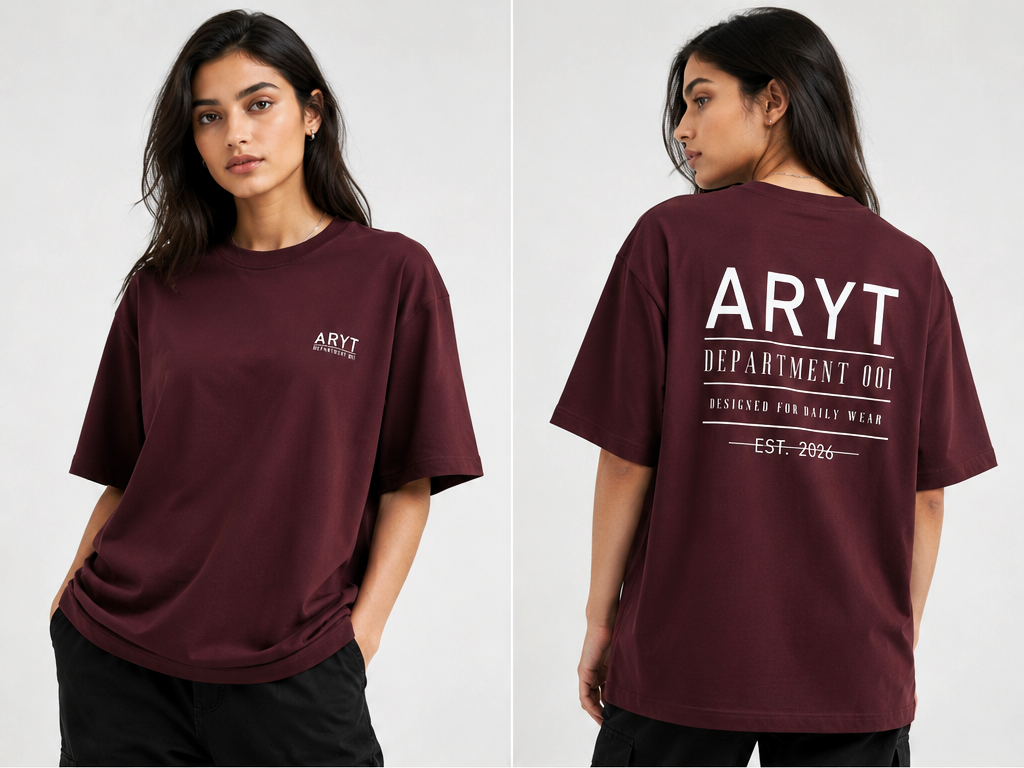 ARYT Department 001 Oversized Heavyweight Tee