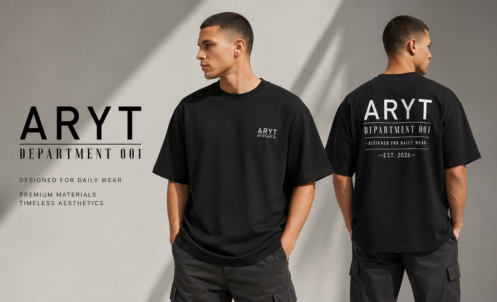 ARYT Department 001 Oversized Heavyweight Tee